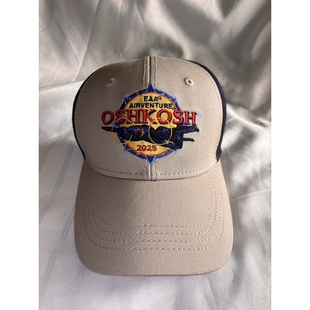 EAA AirVenture Oshkosh 2025 Air Show Aviation Baseball Cap Strapback Hat